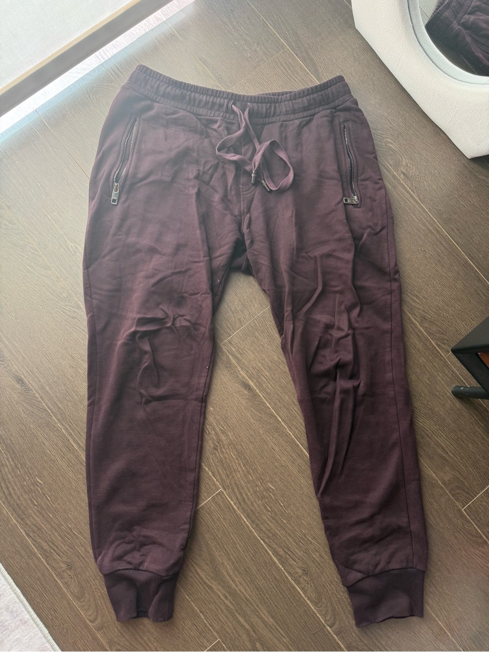 Dolce & Gabbana Men's Drawstring Joggers in Plum